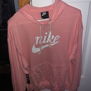pink nike sweatshirt lossefit